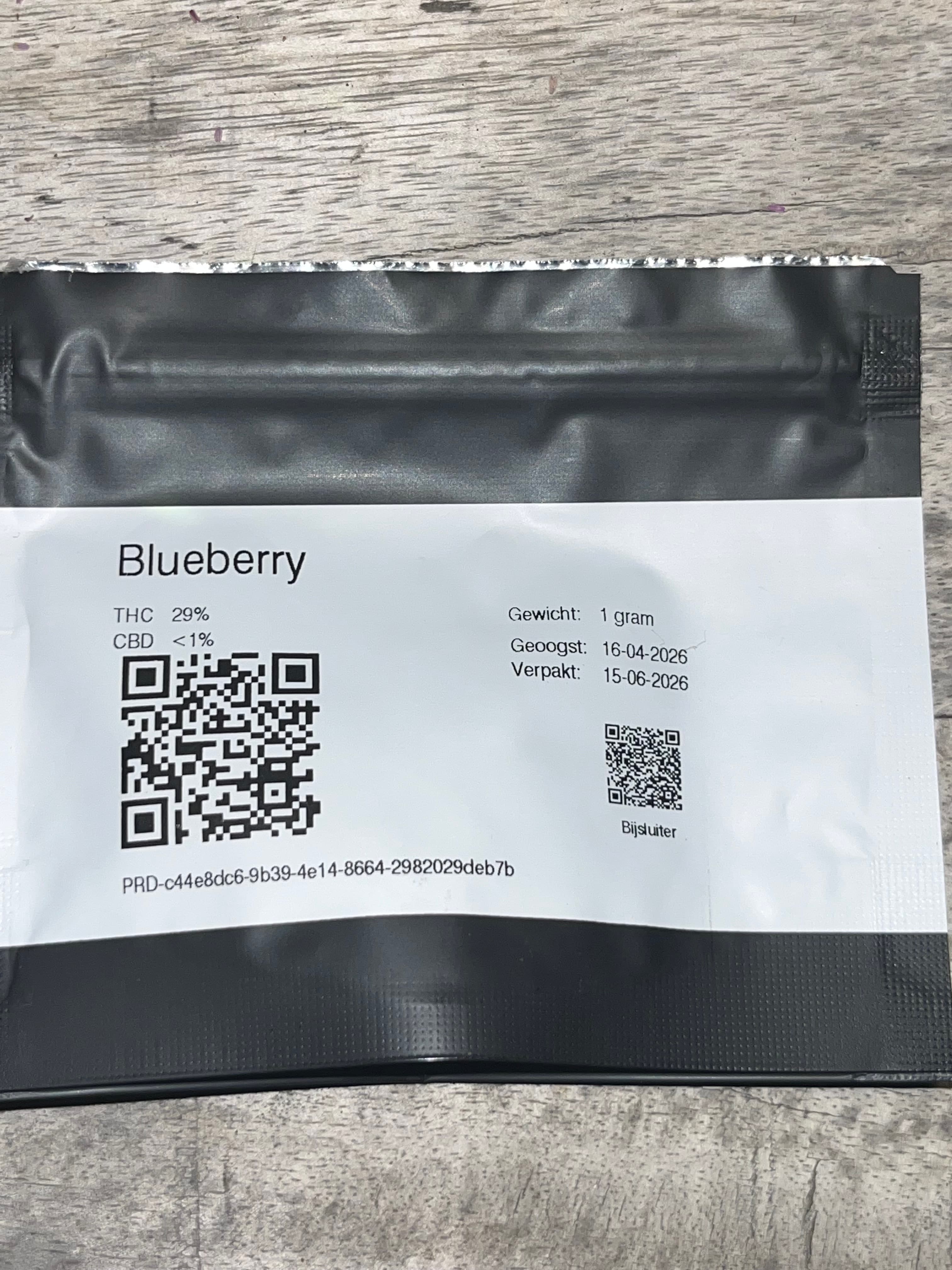 Blueberry wiet experiment packaging โ Growery