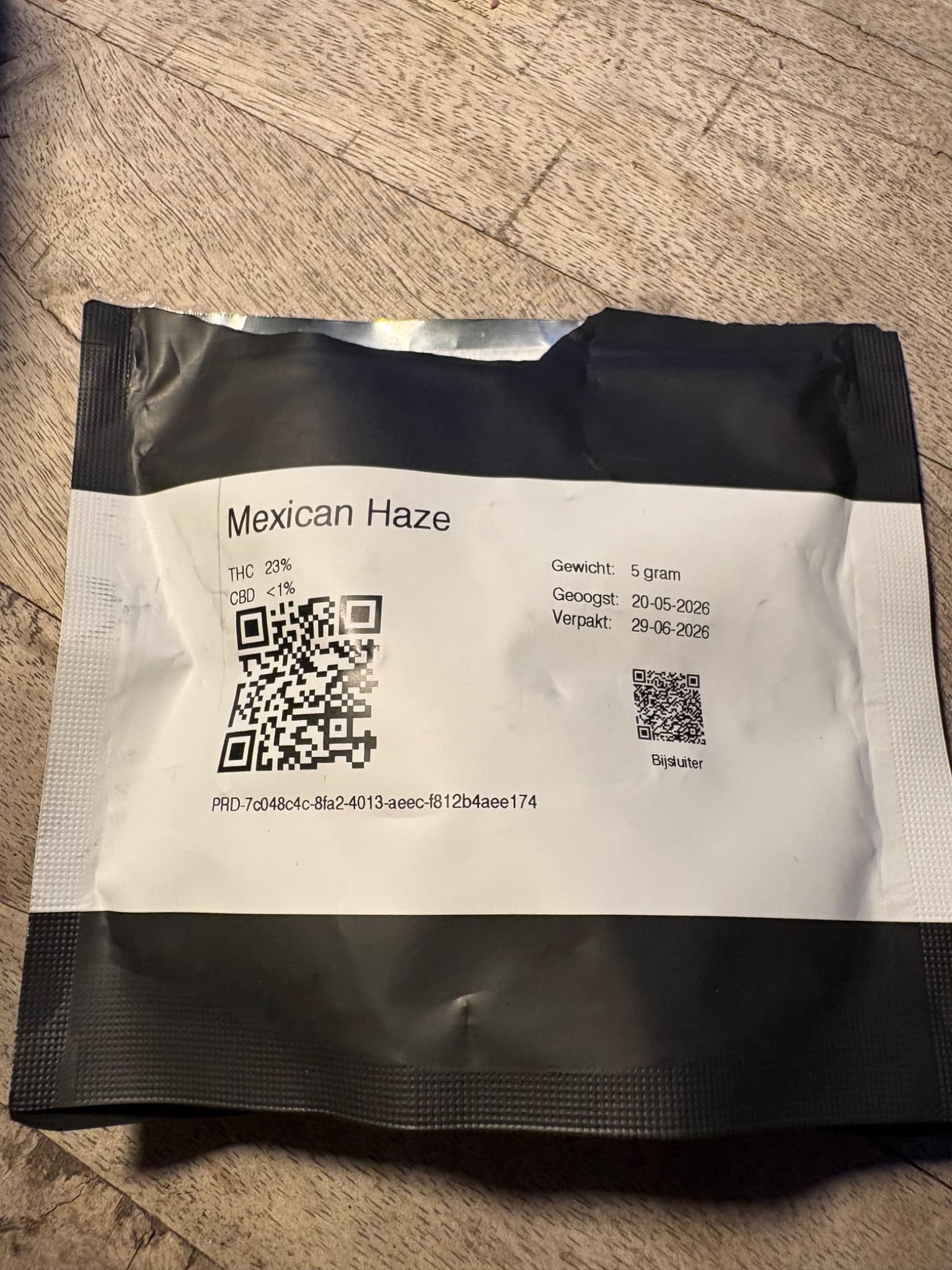 Mexican Haze wiet experiment packaging โ Growery