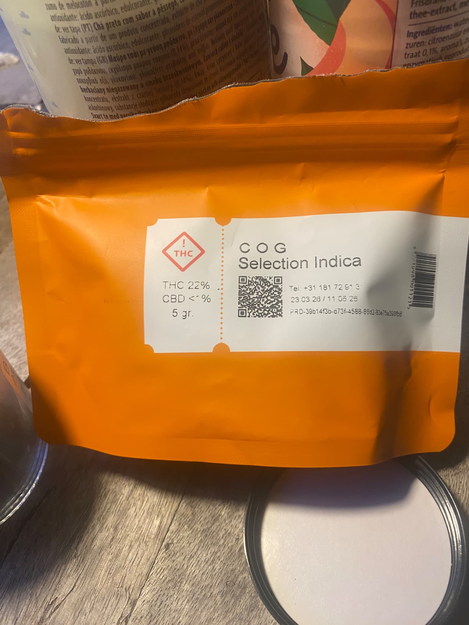 COG Selection Indica wiet experiment packaging โ Canadelaar