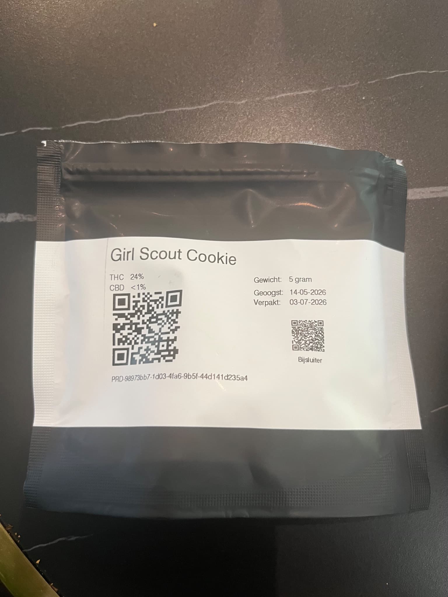Girl Scout Cookies wiet experiment packaging โ Growery