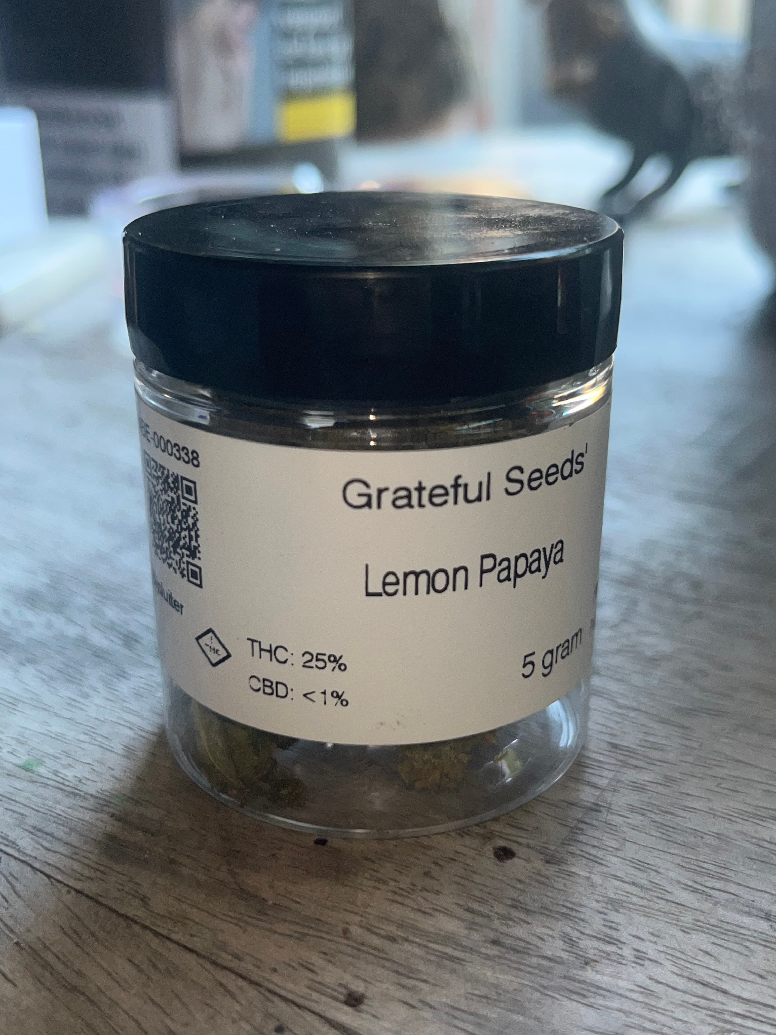 Lemon Papaya wiet experiment packaging โ Q Farms