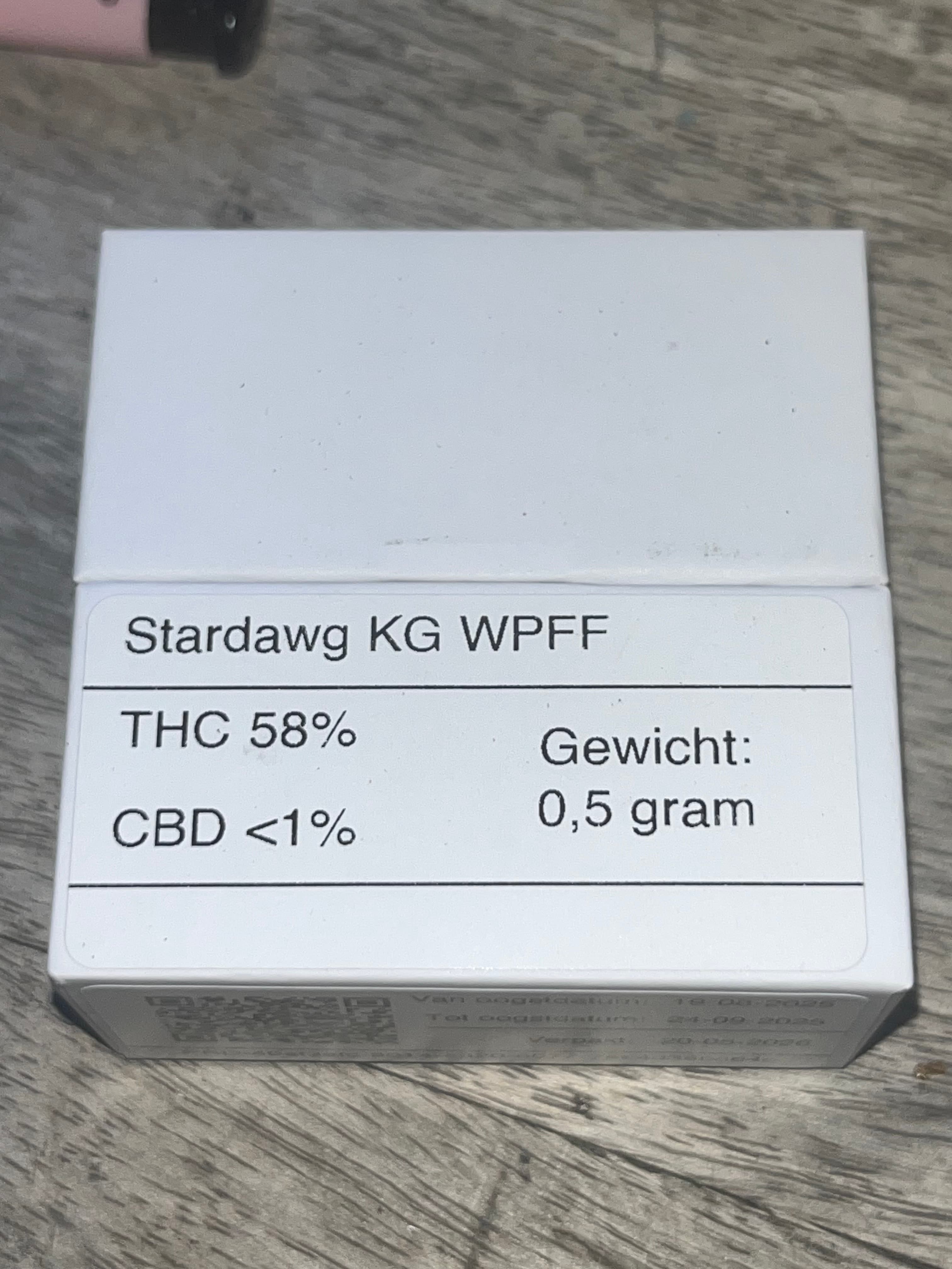 Stardawg KG WPFF packaging